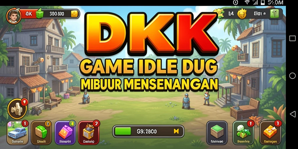 Skrinsot gameplay DKK yang menunjukkan keseruan bermain Idle.