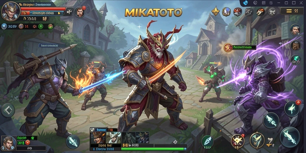 Tampilan gameplay <strong>MIKATOTO</strong> yang menarik dan strategis.