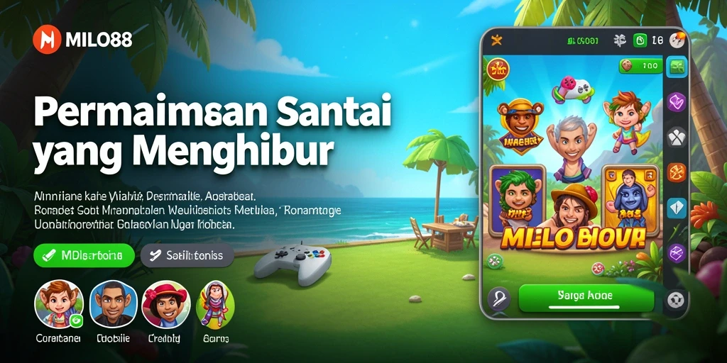 Tampilan gameplay <strong>MILO88</strong> yang menarik dan penuh warna.