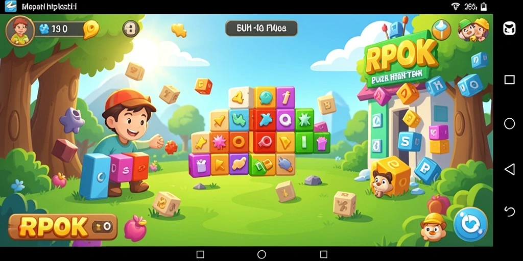 Screenshot gameplay RPOK yang menampilkan tantangan Puzzle menarik.