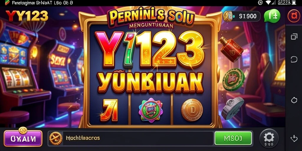 Tampilkan gameplay seru dari YY123 dengan tema Slot yang menarik.