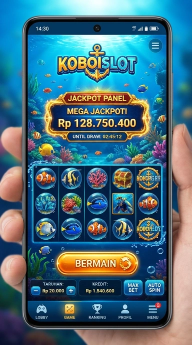 Fitur pencarian aplikasi yang mudah digunakan di koboislot.